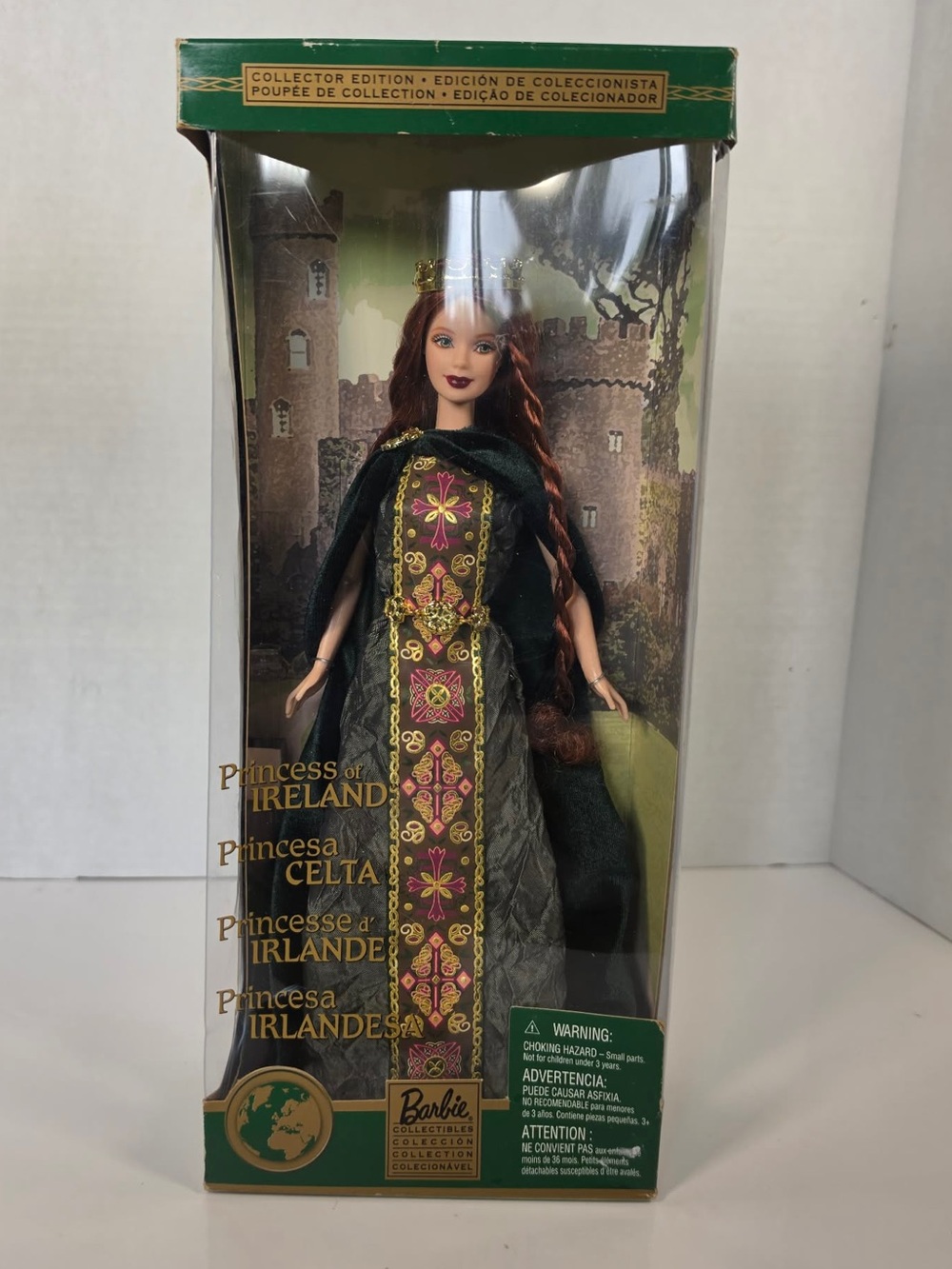 2001 Barbie Doll Collector Edition Princess of Ireland Mattel